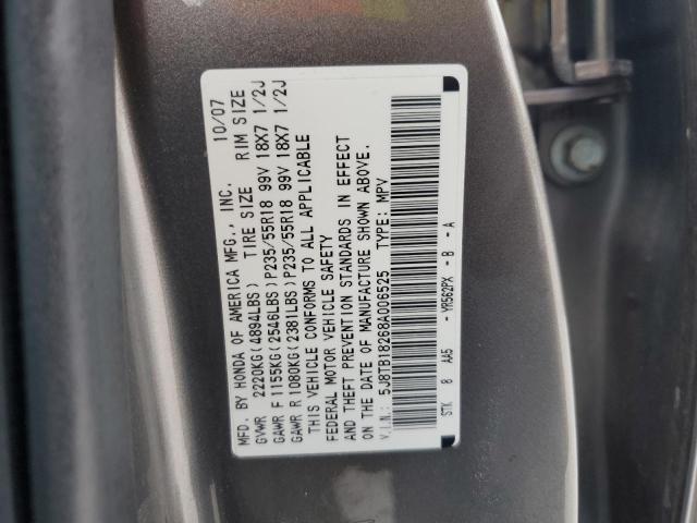 Photo 12 VIN: 5J8TB18268A006525 - ACURA RDX 