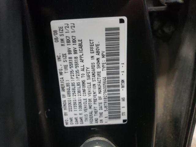 Photo 12 VIN: 5J8TB18279A005644 - ACURA RDX 