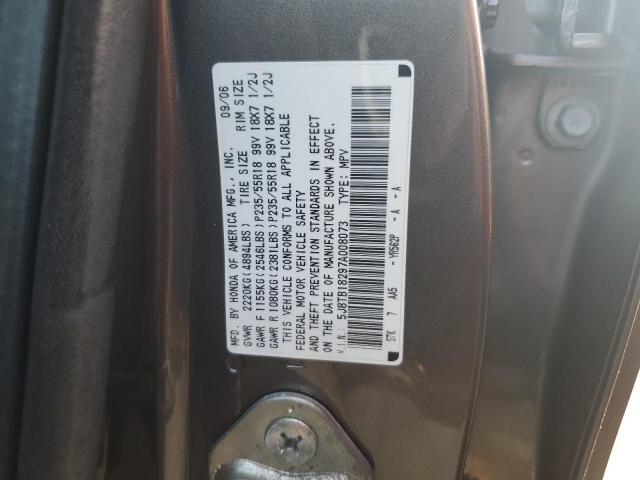 Photo 12 VIN: 5J8TB18297A008073 - ACURA RDX 