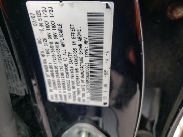 Photo 11 VIN: 5J8TB18508A000603 - ACURA RDX TECHNO 