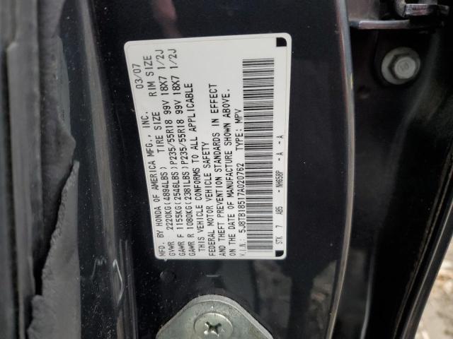 Photo 12 VIN: 5J8TB18517A020762 - ACURA RDX 