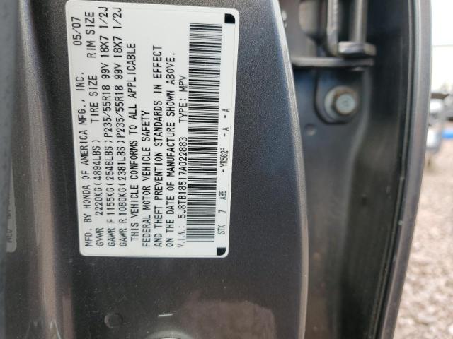 Photo 11 VIN: 5J8TB18517A022883 - ACURA RDX 