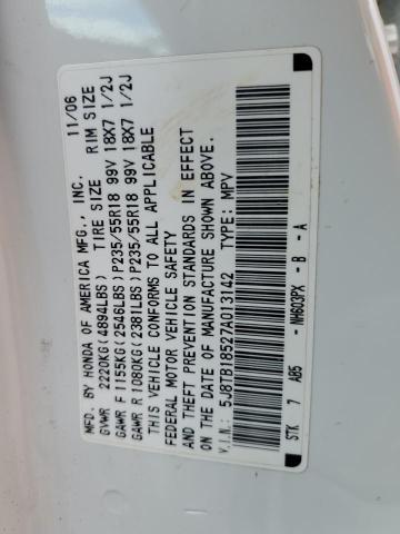 Photo 12 VIN: 5J8TB18527A013142 - ACURA RDX 