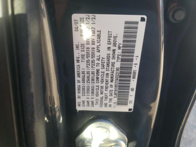 Photo 11 VIN: 5J8TB18537A022190 - ACURA RDX 