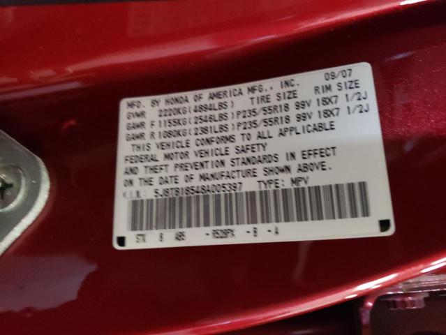 Photo 12 VIN: 5J8TB18548A005397 - ACURA RDX TECHNO 