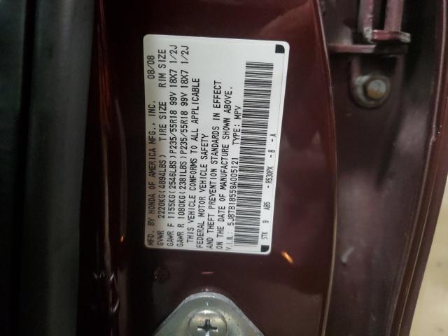 Photo 12 VIN: 5J8TB18559A005121 - ACURA RDX 