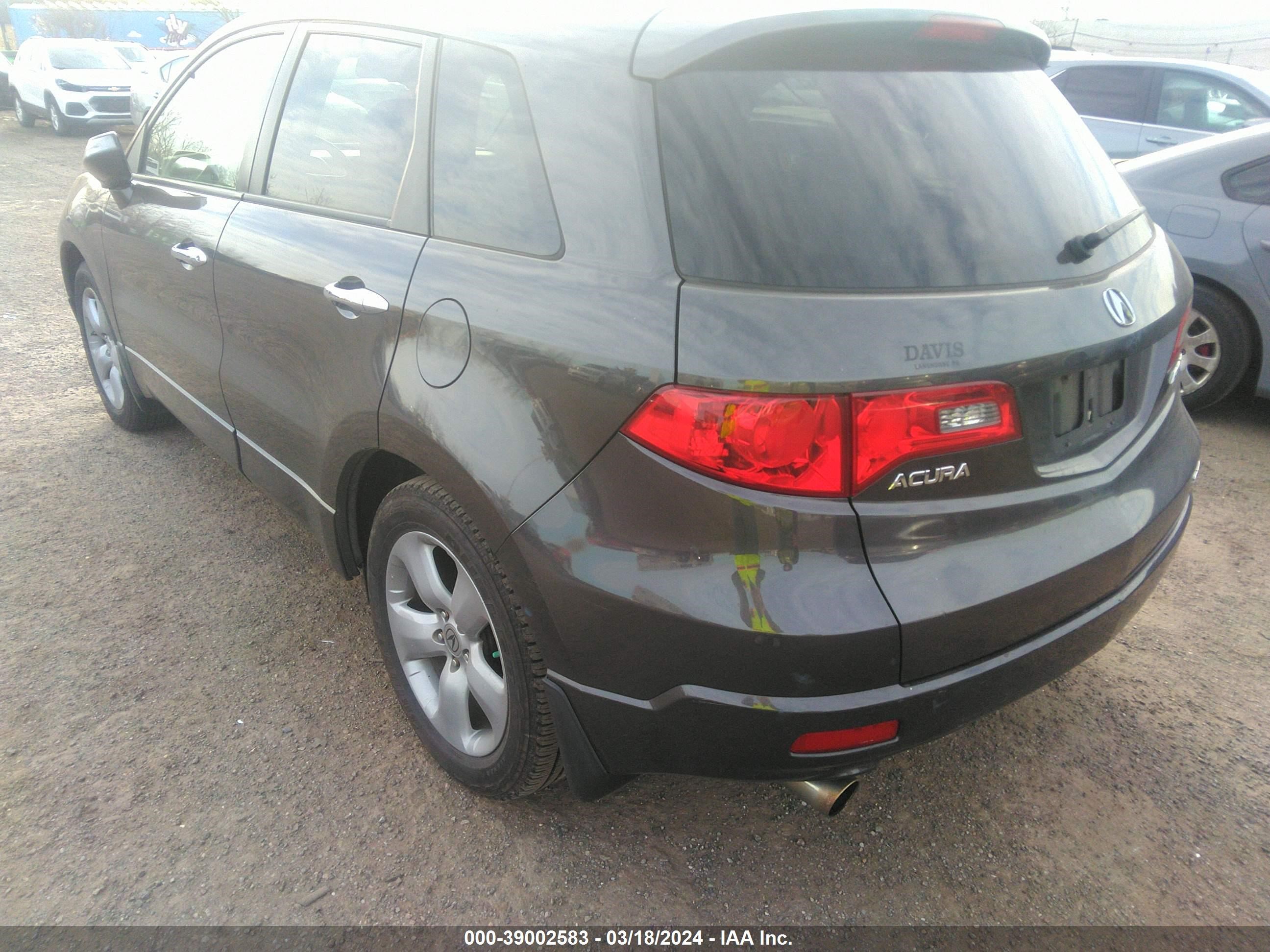 Photo 2 VIN: 5J8TB18579A005038 - ACURA RDX 