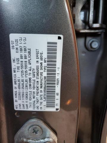 Photo 12 VIN: 5J8TB18588A004298 - ACURA RDX TECHNO 