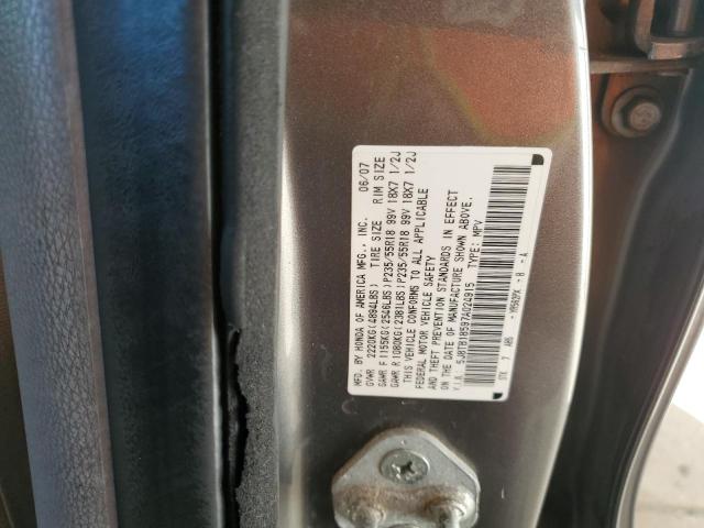 Photo 12 VIN: 5J8TB18597A024915 - ACURA RDX 