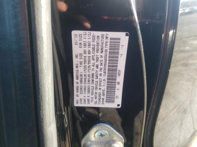 Photo 9 VIN: 5J8TB1H50AA004169 - ACURA RDX TECHNO 