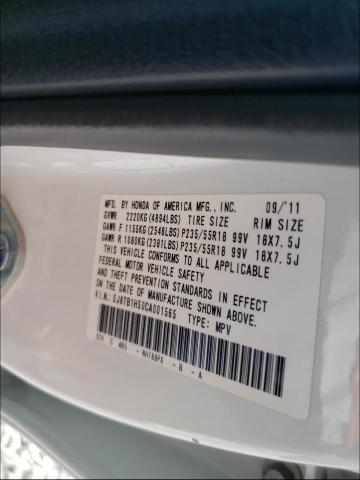 Photo 9 VIN: 5J8TB1H50CA001565 - ACURA RDX TECHNO 