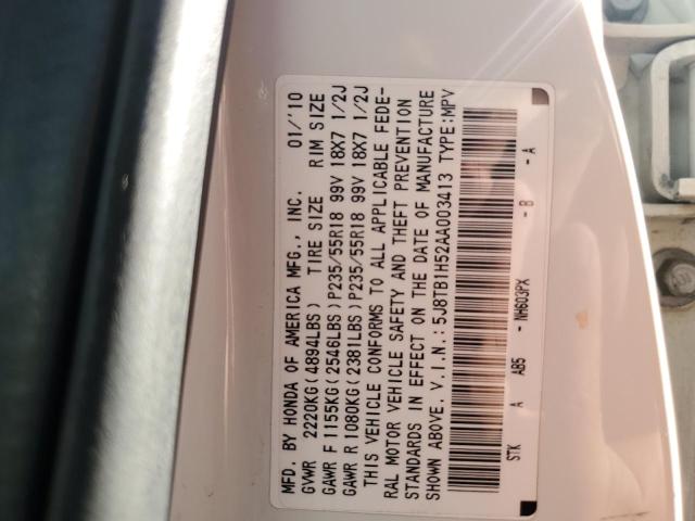 Photo 11 VIN: 5J8TB1H52AA003413 - ACURA RDX 