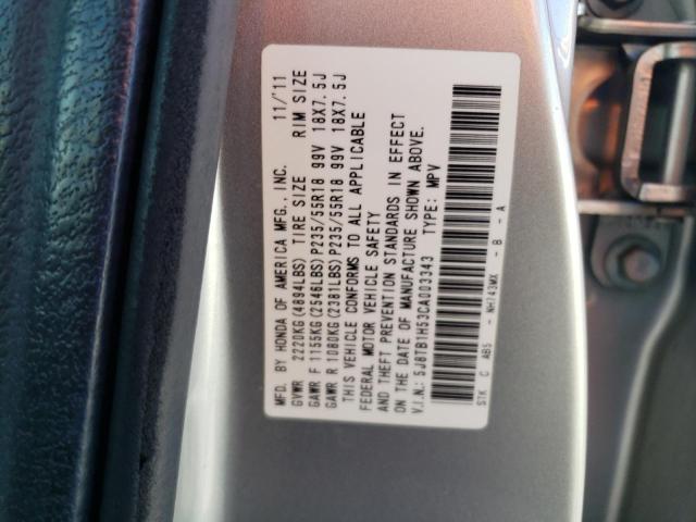 Photo 11 VIN: 5J8TB1H53CA003343 - ACURA RDX 