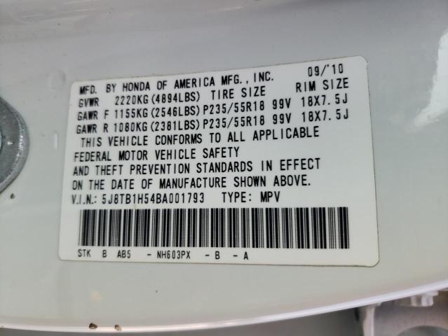 Photo 12 VIN: 5J8TB1H54BA001793 - ACURA RDX TECHNO 