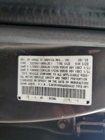 Photo 12 VIN: 5J8TB1H56AA000420 - ACURA RDX 