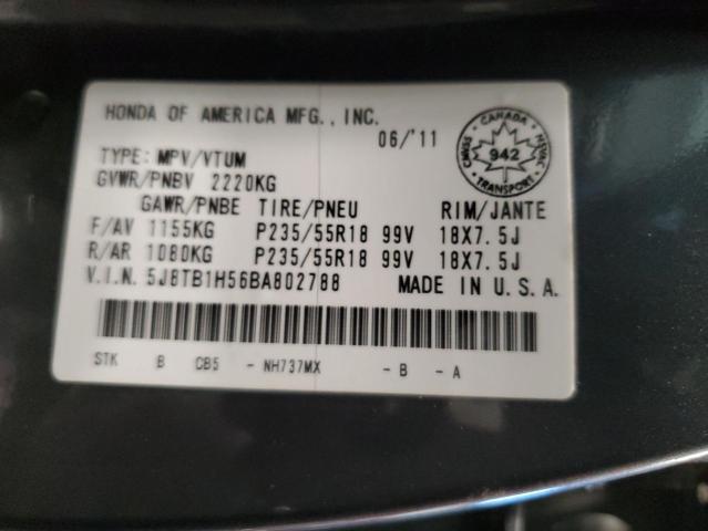 Photo 13 VIN: 5J8TB1H56BA802788 - ACURA RDX 