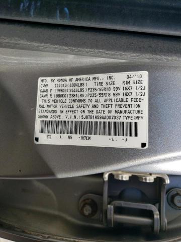 Photo 12 VIN: 5J8TB1H59AA007037 - ACURA RDX TECHNO 