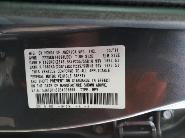 Photo 12 VIN: 5J8TB1H59BA006665 - ACURA RDX TECHNO 