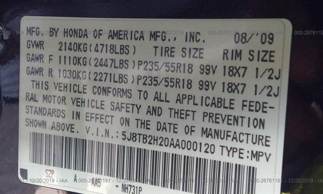 Photo 8 VIN: 5J8TB2H20AA000120 - ACURA RDX 