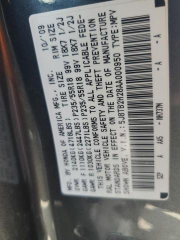 Photo 12 VIN: 5J8TB2H28AA000950 - ACURA RDX 