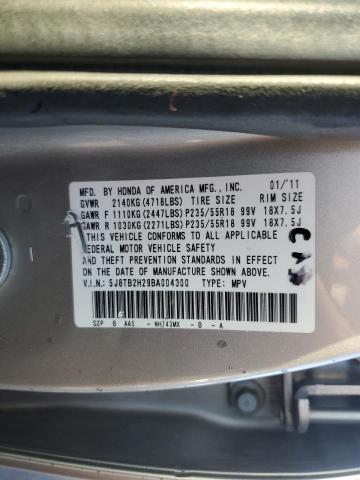 Photo 12 VIN: 5J8TB2H29BA004300 - ACURA RDX 