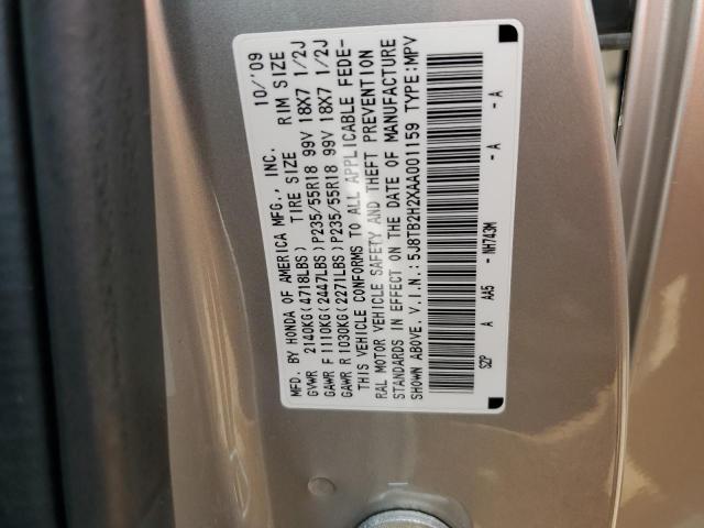 Photo 12 VIN: 5J8TB2H2XAA001159 - ACURA RDX 