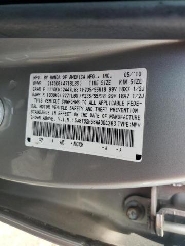 Photo 9 VIN: 5J8TB2H56AA004263 - ACURA RDX TECHNO 