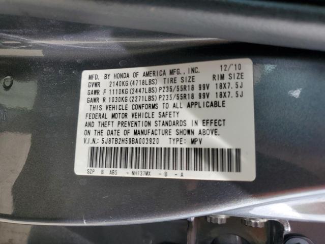 Photo 13 VIN: 5J8TB2H59BA003920 - ACURA RDX 