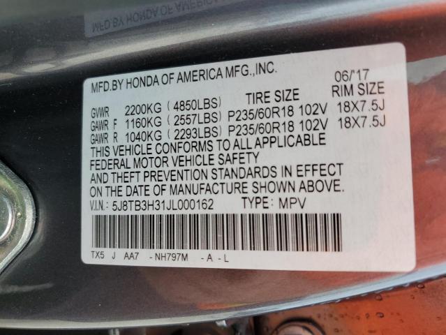 Photo 13 VIN: 5J8TB3H31JL000162 - ACURA RDX 