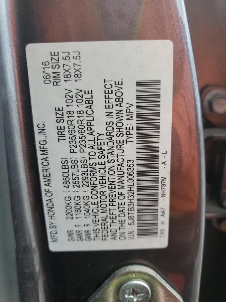 Photo 12 VIN: 5J8TB3H32HL006353 - ACURA RDX 