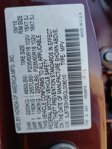 Photo 13 VIN: 5J8TB3H36GL008010 - ACURA RDX 