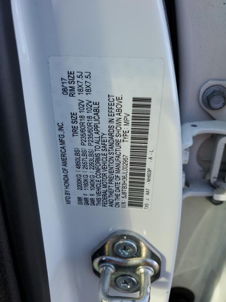 Photo 13 VIN: 5J8TB3H36JL002957 - ACURA RDX 