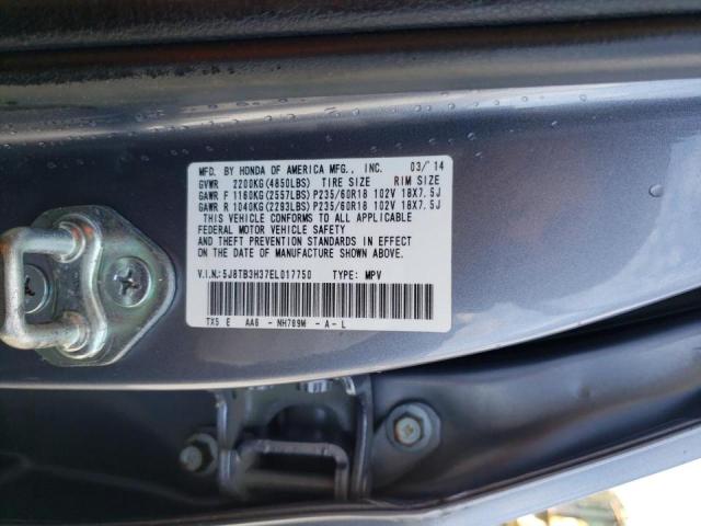 Photo 9 VIN: 5J8TB3H37EL017750 - ACURA RDX 