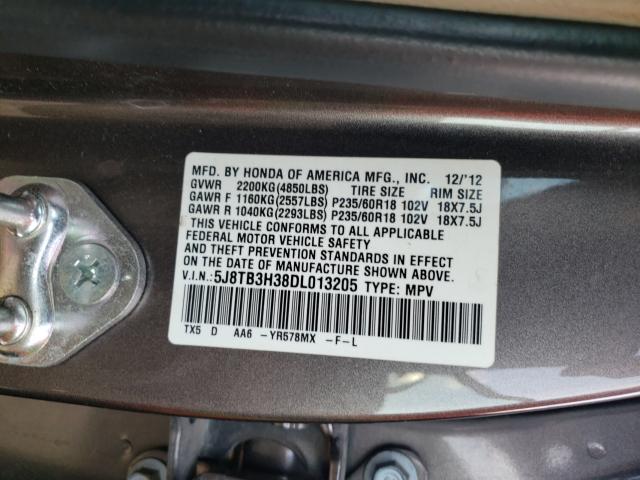 Photo 9 VIN: 5J8TB3H38DL013205 - ACURA RDX 