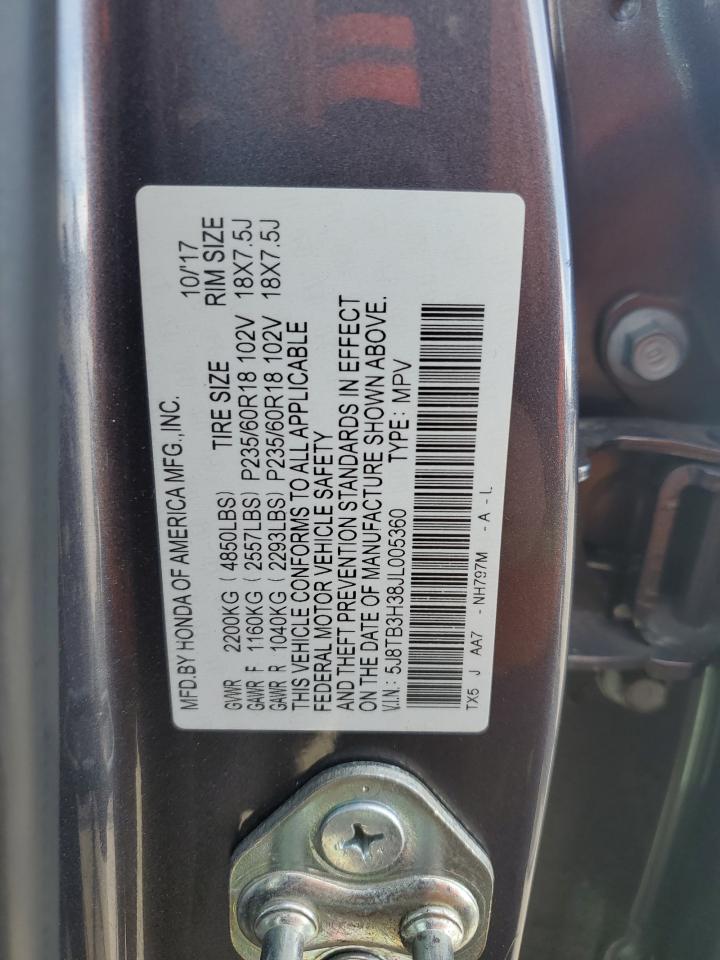 Photo 12 VIN: 5J8TB3H38JL005360 - ACURA RDX 