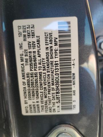 Photo 12 VIN: 5J8TB3H39DL013181 - ACURA RDX 