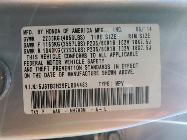 Photo 12 VIN: 5J8TB3H39FL004483 - ACURA RDX 