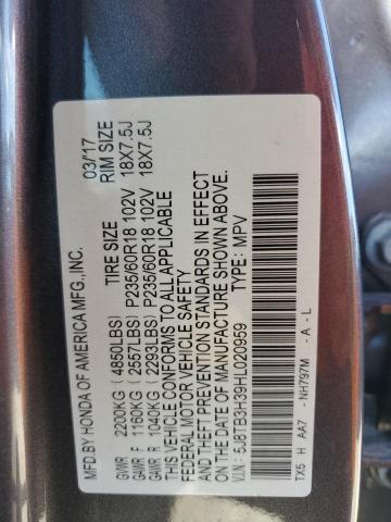 Photo 13 VIN: 5J8TB3H39HL020959 - ACURA RDX 