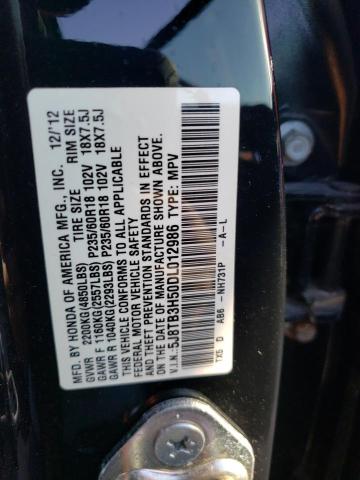 Photo 12 VIN: 5J8TB3H50DL012986 - ACURA RDX TECHNO 