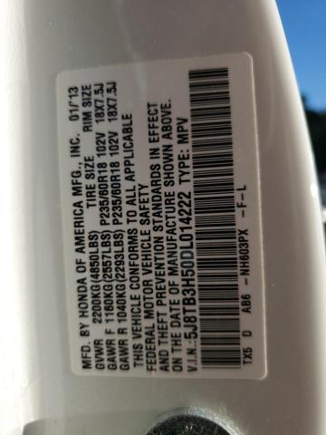 Photo 12 VIN: 5J8TB3H50DL014222 - ACURA RDX TECHNO 