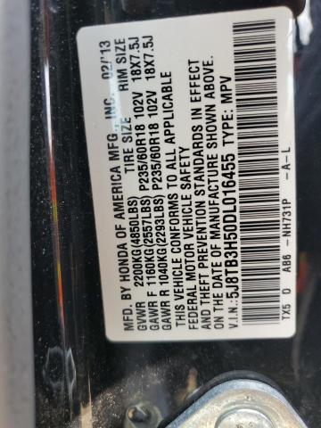 Photo 12 VIN: 5J8TB3H50DL016455 - ACURA RDX 