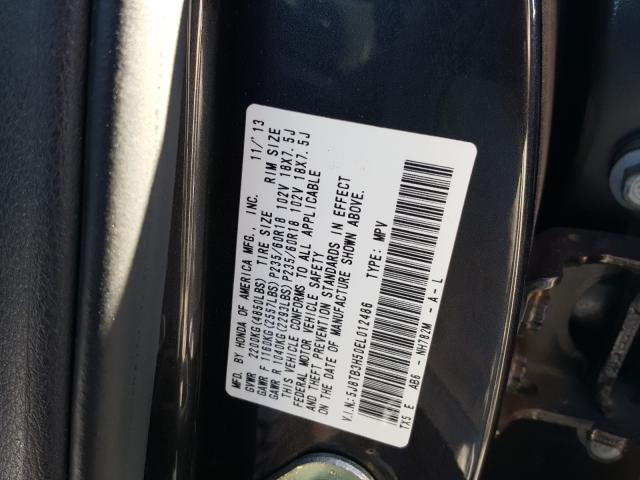 Photo 9 VIN: 5J8TB3H50EL012486 - ACURA RDX TECHNO 