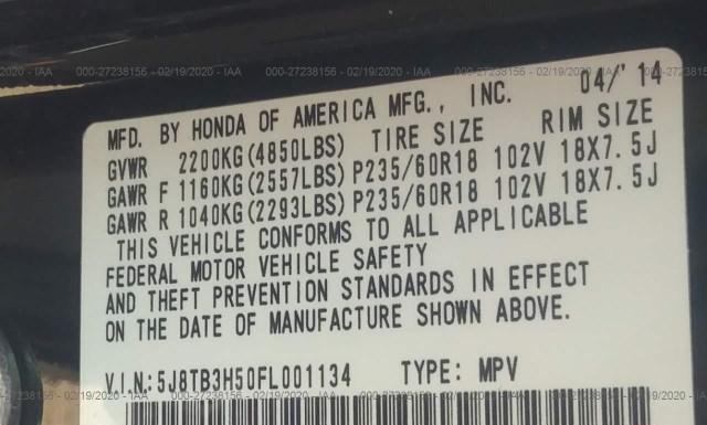 Photo 8 VIN: 5J8TB3H50FL001134 - ACURA RDX 