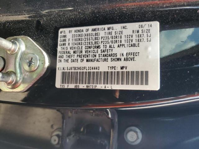 Photo 12 VIN: 5J8TB3H50FL004440 - ACURA RDX TECHNO 