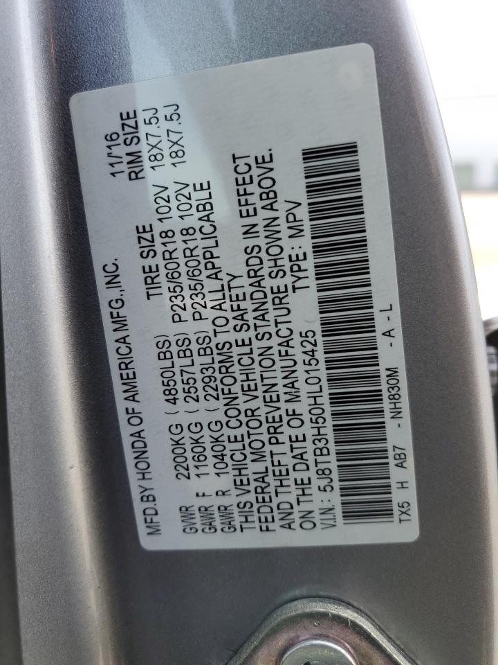 Photo 11 VIN: 5J8TB3H50HL015425 - ACURA RDX 