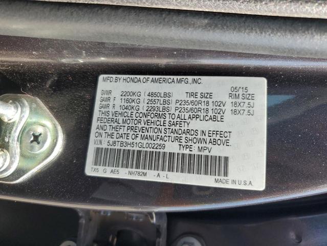 Photo 12 VIN: 5J8TB3H51GL002259 - ACURA RDX TECHNO 