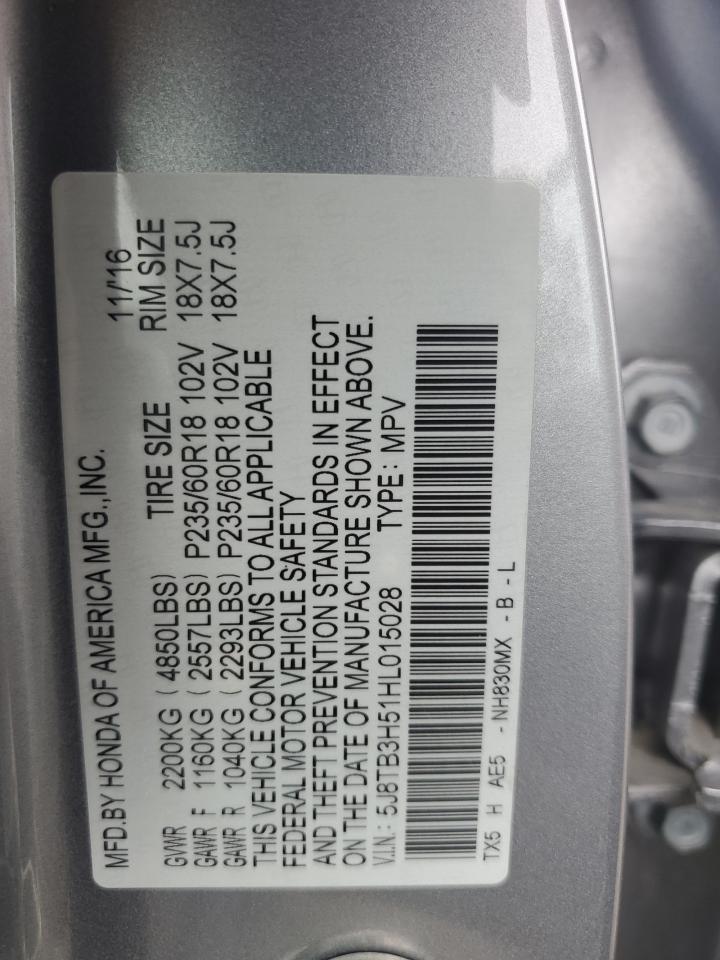 Photo 11 VIN: 5J8TB3H51HL015028 - ACURA RDX 