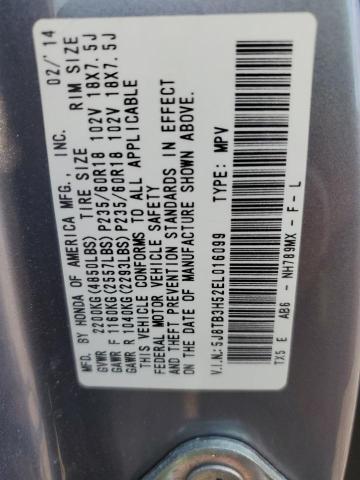 Photo 13 VIN: 5J8TB3H52EL016099 - ACURA RDX 