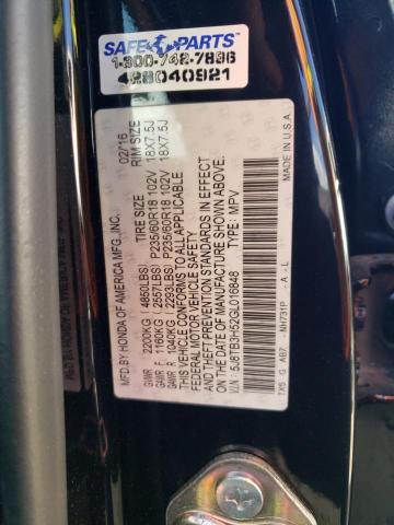 Photo 11 VIN: 5J8TB3H52GL016848 - ACURA RDX TECHNO 