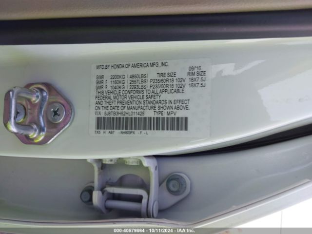 Photo 8 VIN: 5J8TB3H52HL011425 - ACURA RDX 